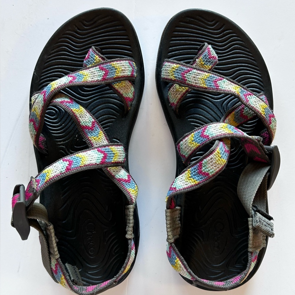 Chaco Multicolor Adjustable Strap Hiking Quick Dryoutdoor Women's Sandals Size 6